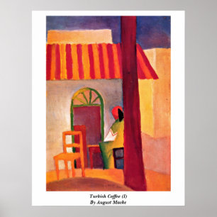 Affiches Café Turc (I) D'Août Macke
