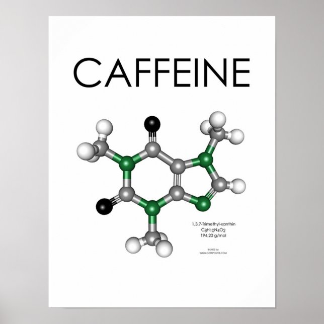 Affiches Caféine 14*18 in - Eddition Starbucks... (Devant)