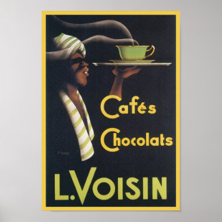 Affiches Cafés Chocolats L. Voisin