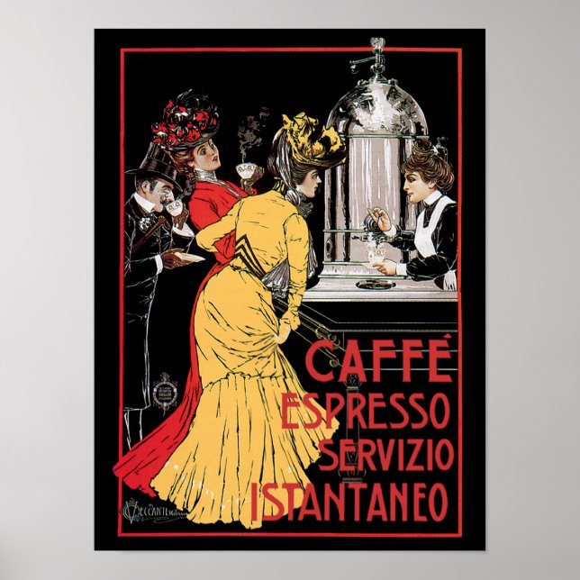 Affiches Caffe Espresso (Devant)