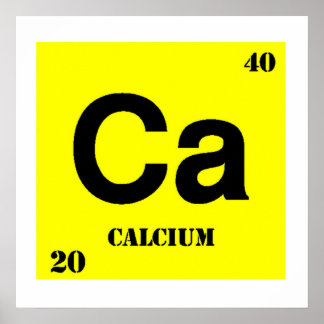 Affiches Calcium
