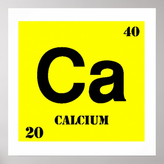 Affiches Calcium (Devant)