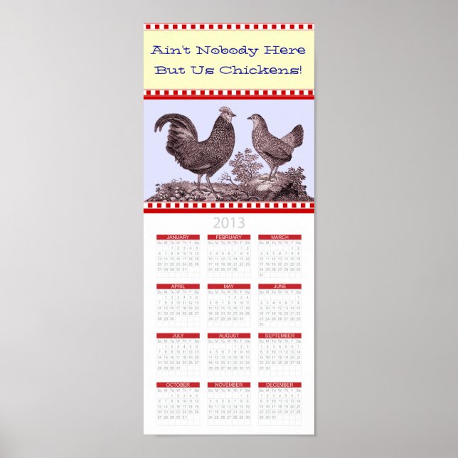 Affiches Calendrier de cuisine grande ferme laitière vintag (Devant)