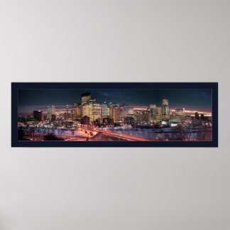 Affiches Calgary - La rivière Frozen (frontière)