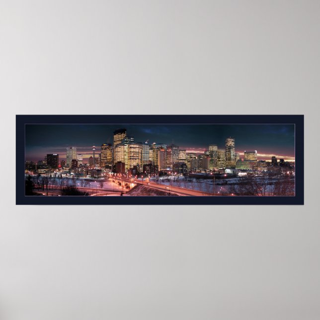 Affiches Calgary - La rivière Frozen (frontière) (Devant)