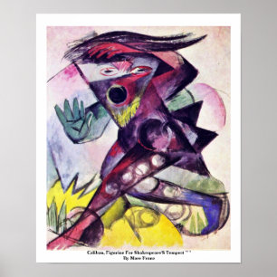 Affiches Caliban, Figurine Pour La Tempête De Shakespeare