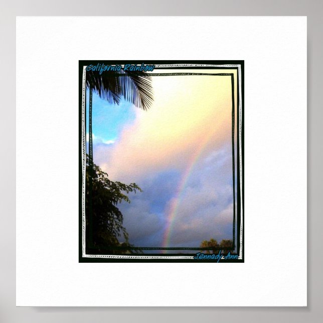Affiches California Rainbow (Devant)