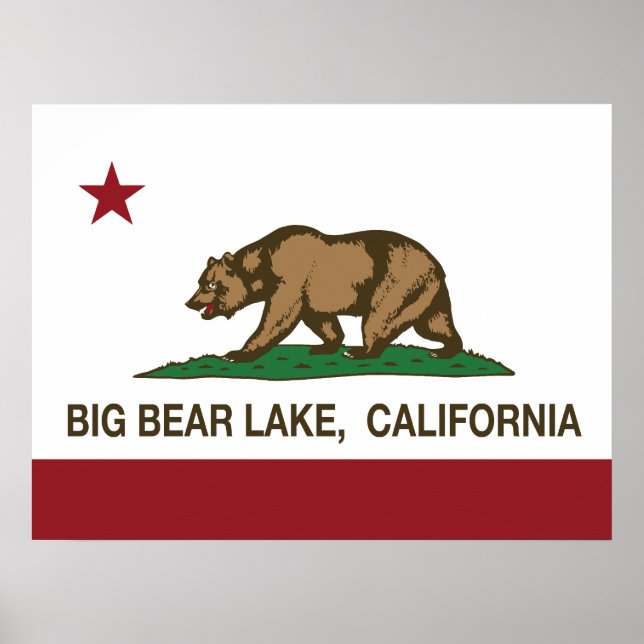 Affiches Californie - Big Bear Lake (Devant)