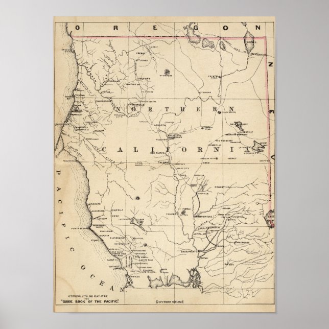 Affiches Californie du Nord (Devant)