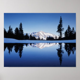 Affiches Californie, Montagnes de la Sierra Nevada, Yosemit