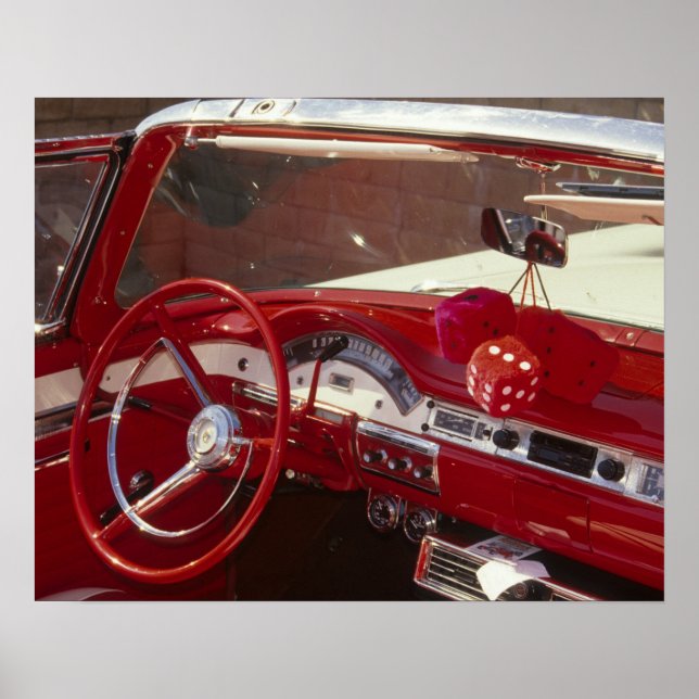 Affiches Californie : Père Noël Ynez Valley, Solvang, 1957 (Devant)