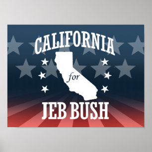 AFFICHES CALIFORNIE POUR JEB BUSH