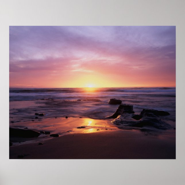 Affiches Californie, San Diego, Sunset Cliffs, Sunset 4 (Devant)