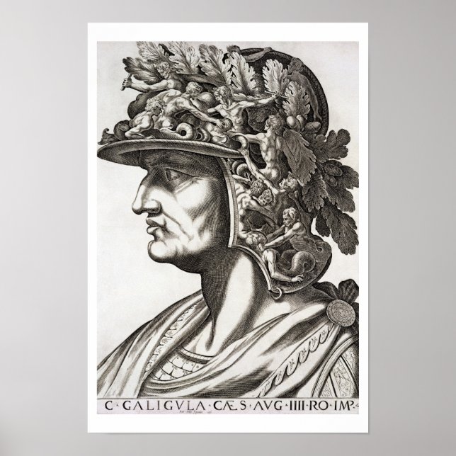 Affiches Caligula Caesar (12-41 ap. J.-C.), 1596 (gravure) (Devant)