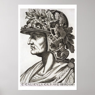 Affiches Caligula César (12-41 ANNONCE), 1596 (gravure)