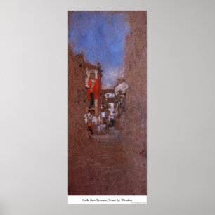 Affiches Calle San Trovaso, Venic par Whistler