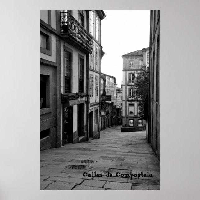 Affiches Calles de Compostelle (Devant)