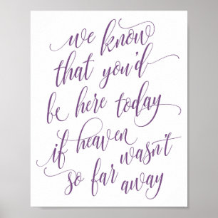 Affiches Calligraphie Luxe En Panneau Mémoire (Plum)