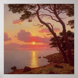 Affiches Calme de Soir, Cote d'Azur