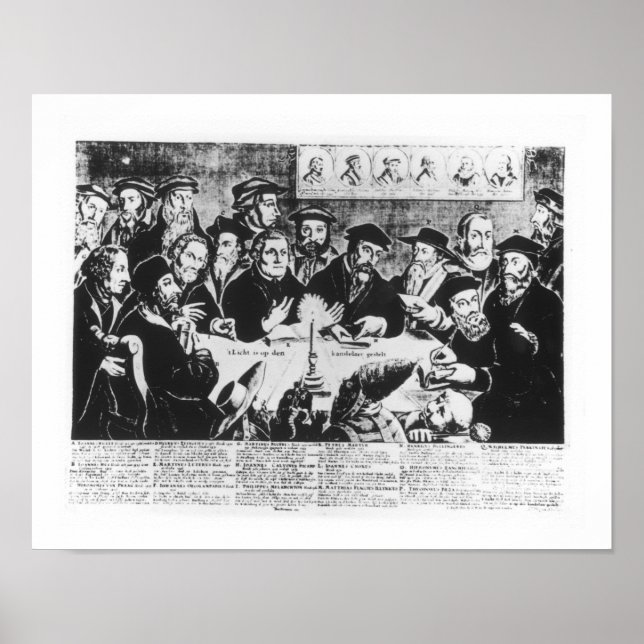 Affiches Calvin et Luther (gravure) (Devant)