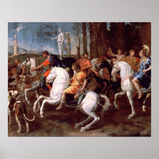 Affiches Calydonian Boar Hunt, 1637-38 (Devant)