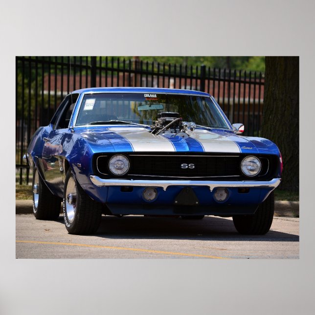 Affiches Camaro SS 1969 (Devant)