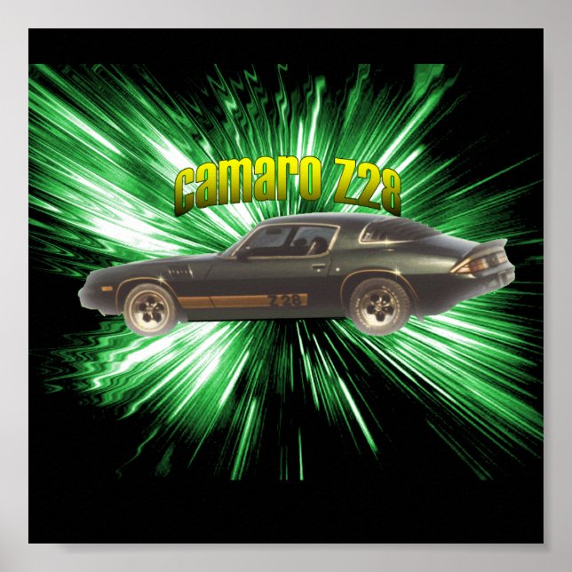 Affiches Camaro Z28 (Devant)