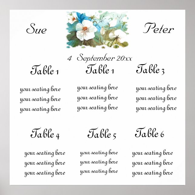 AFFICHES CAMELLIAS BLANCS CACHES (Devant)