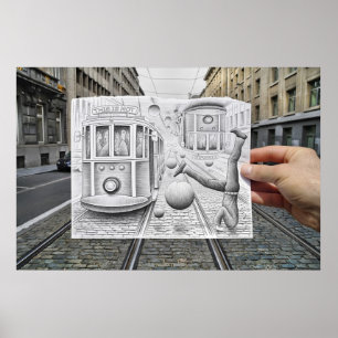 Affiches Caméra Crayon Vs - Ce N'Est Pas De La Gravité