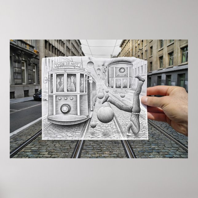 Affiches Caméra Crayon Vs - Ce N'Est Pas De La Gravité (Devant)