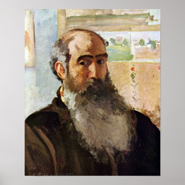 Affiches Camille Pissarro - Autoportrait (Devant)