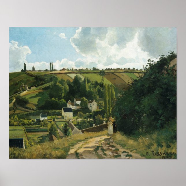 Affiches Camille Pissarro - Jalais Hill, Pontoise (Devant)