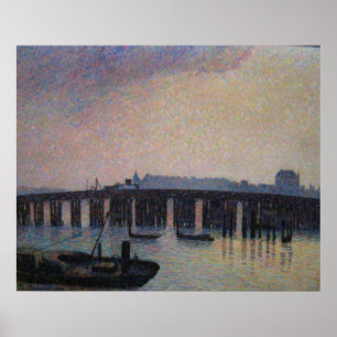 Affiches Camille Pissarro - vieux pont de Chelsea Londres