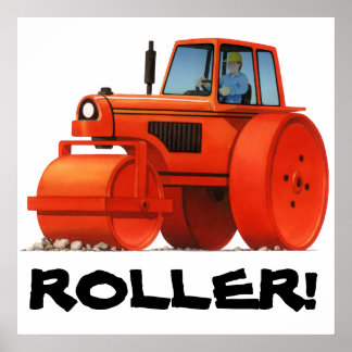 Affiches Camion de construction sur mesure pour enfants - R