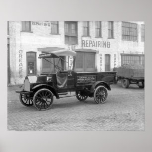 Affiches Camion de livraison de fournitures automobiles, 19