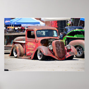 Affiches Camion de ramassage Rat Rod