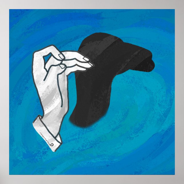 Affiches Camion Ombre Sur Bleu (Devant)