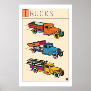 Affiches Camions-Imprimés/Poster
