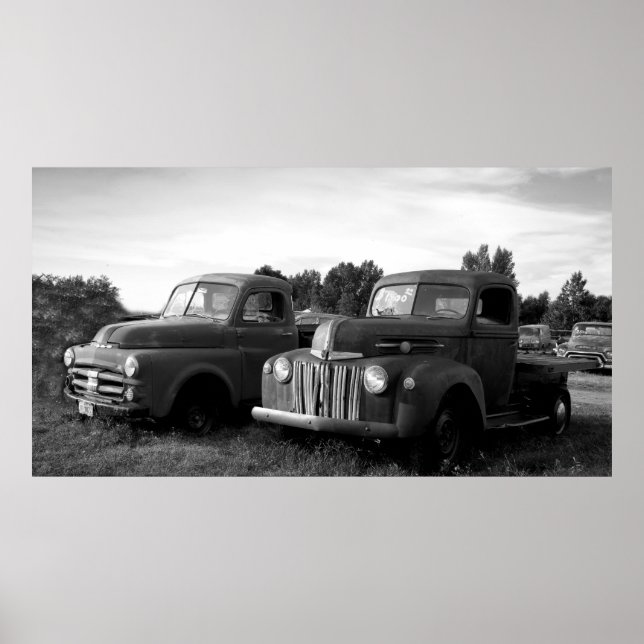Affiches Camions vintages (Devant)