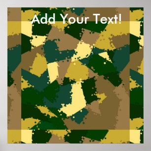 Affiches Camo de la Jungle d'or