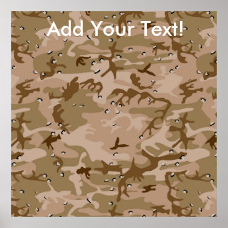 Affiches Camo du désert