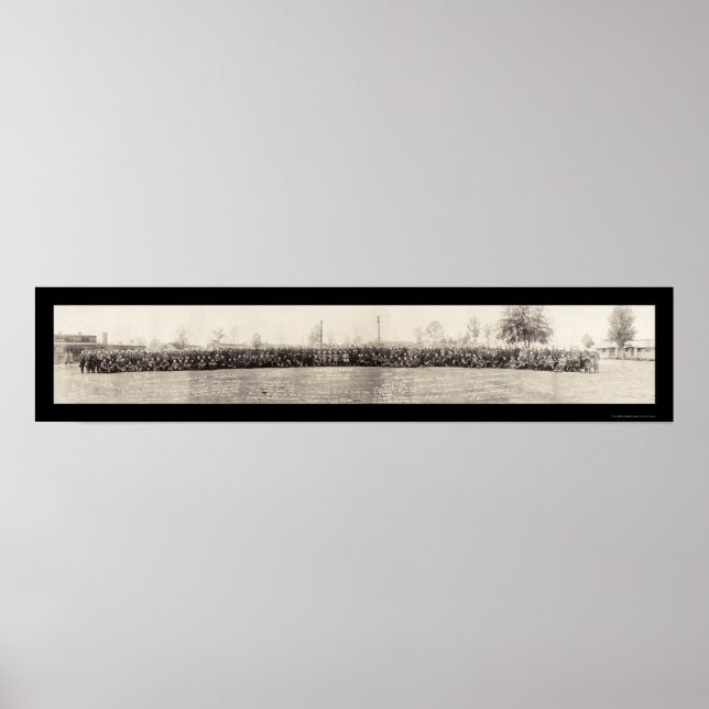 Affiches Camp de l'armée de chirurgien photo Greenleaf 1918 (Devant)