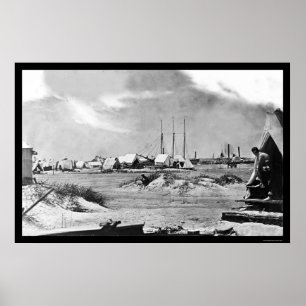 Affiches Camp militaire sur l'île Morris, SC 1863
