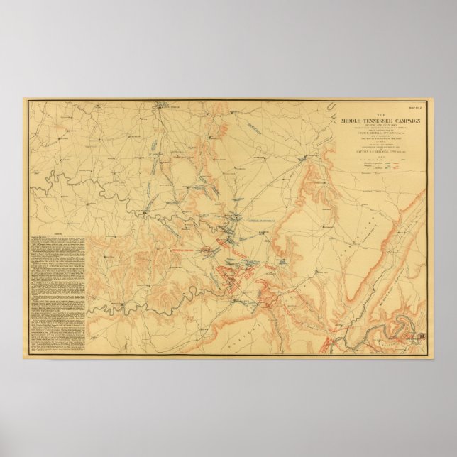 Affiches Campagne médiane du Tennessee (Devant)