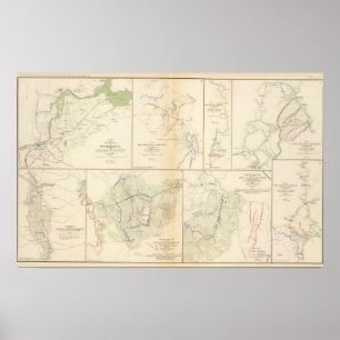 Affiches Campagne Petersburg, Virginie, Atlanta