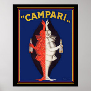 Affiches 'Campari' 1921 Annonce de Leonetto Cappiello - 16x