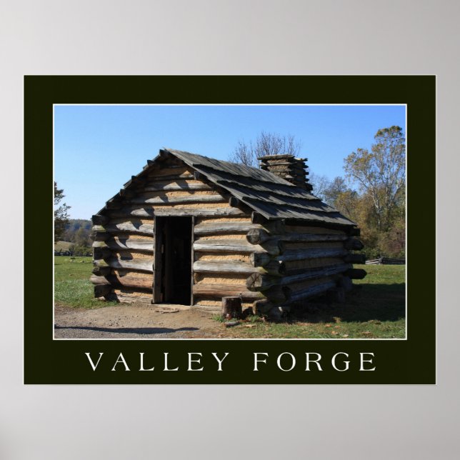 Affiches Campement Valley Forge (Devant)