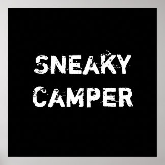Affiches Camper sournois. Gamer