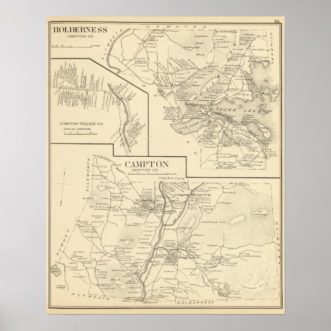 Affiches Campton, terrain (Devant)