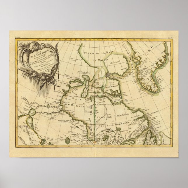 Affiches Canada et Groenland (Devant)